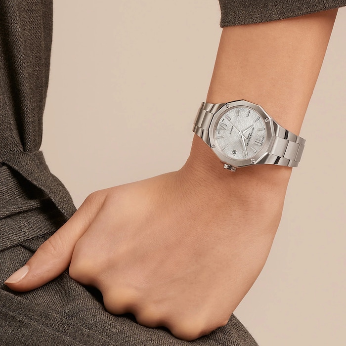 Baume & Mercier Riviera Automatic Ladies Watch, Date, Diamond-Set, 33mm