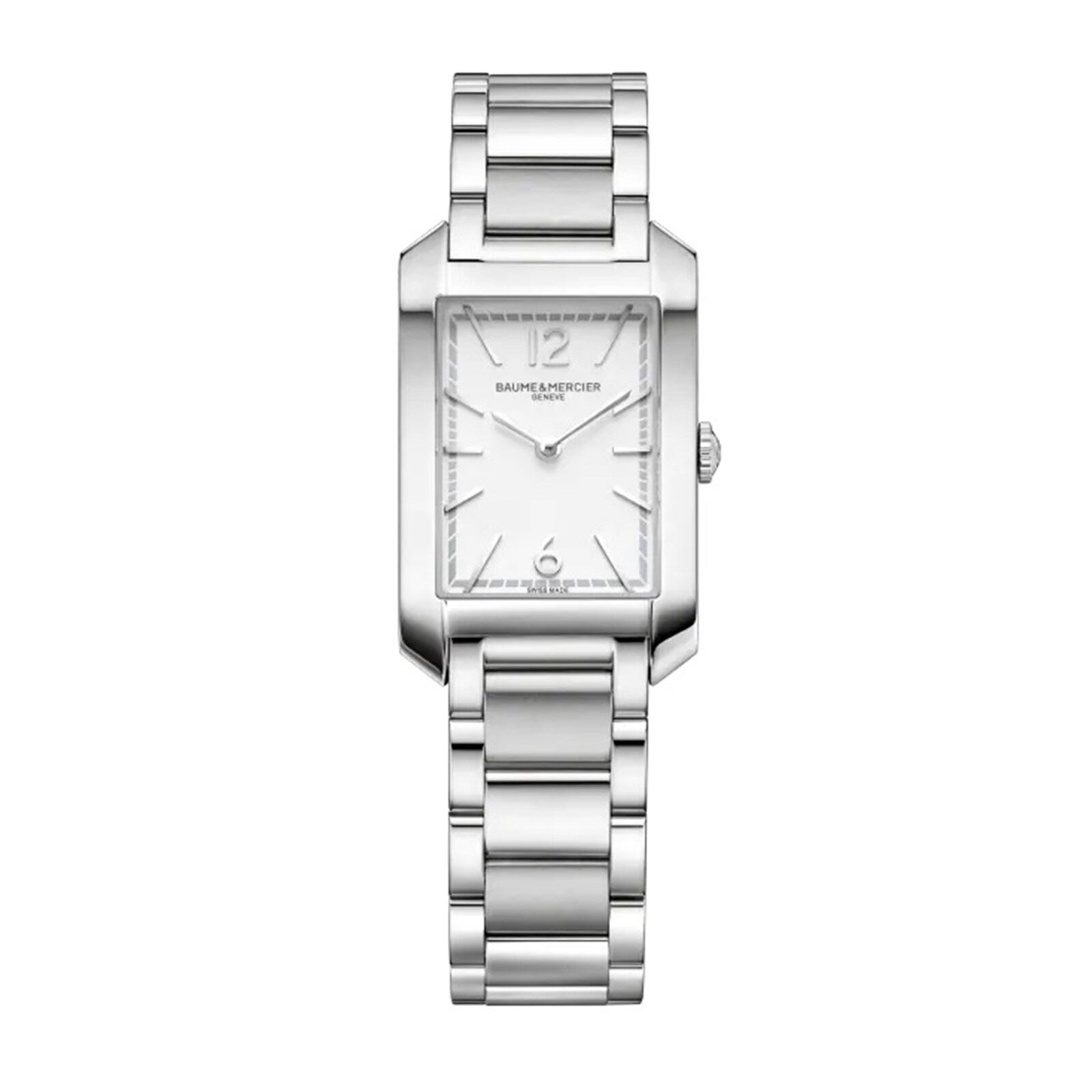 Baume & Mercier Hampton Quartz 35mm X 22mm Ladies Watch White