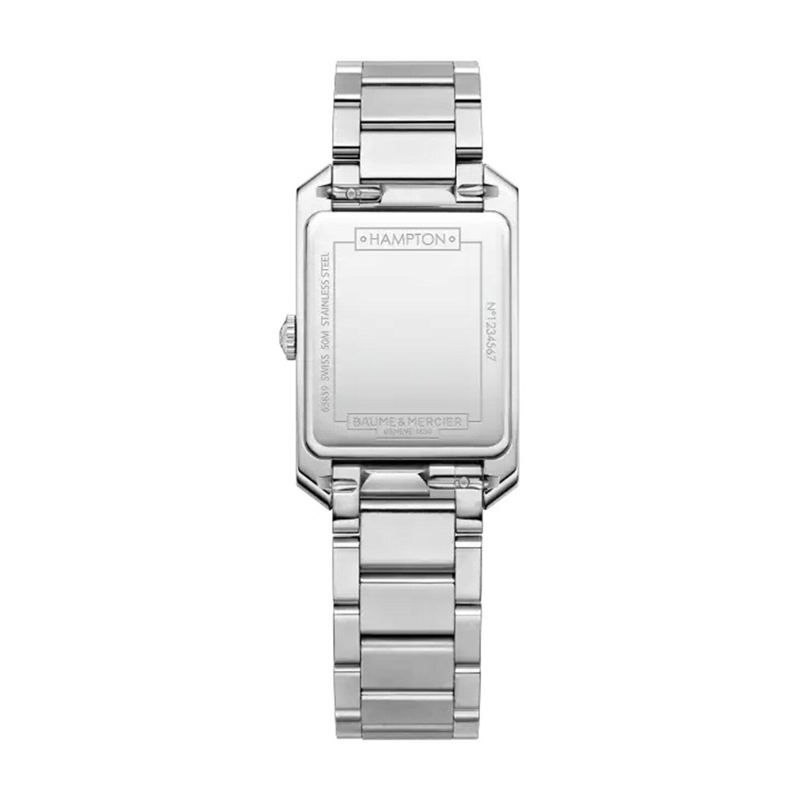 Baume & Mercier Hampton Quartz 35mm X 22mm Ladies Watch White
