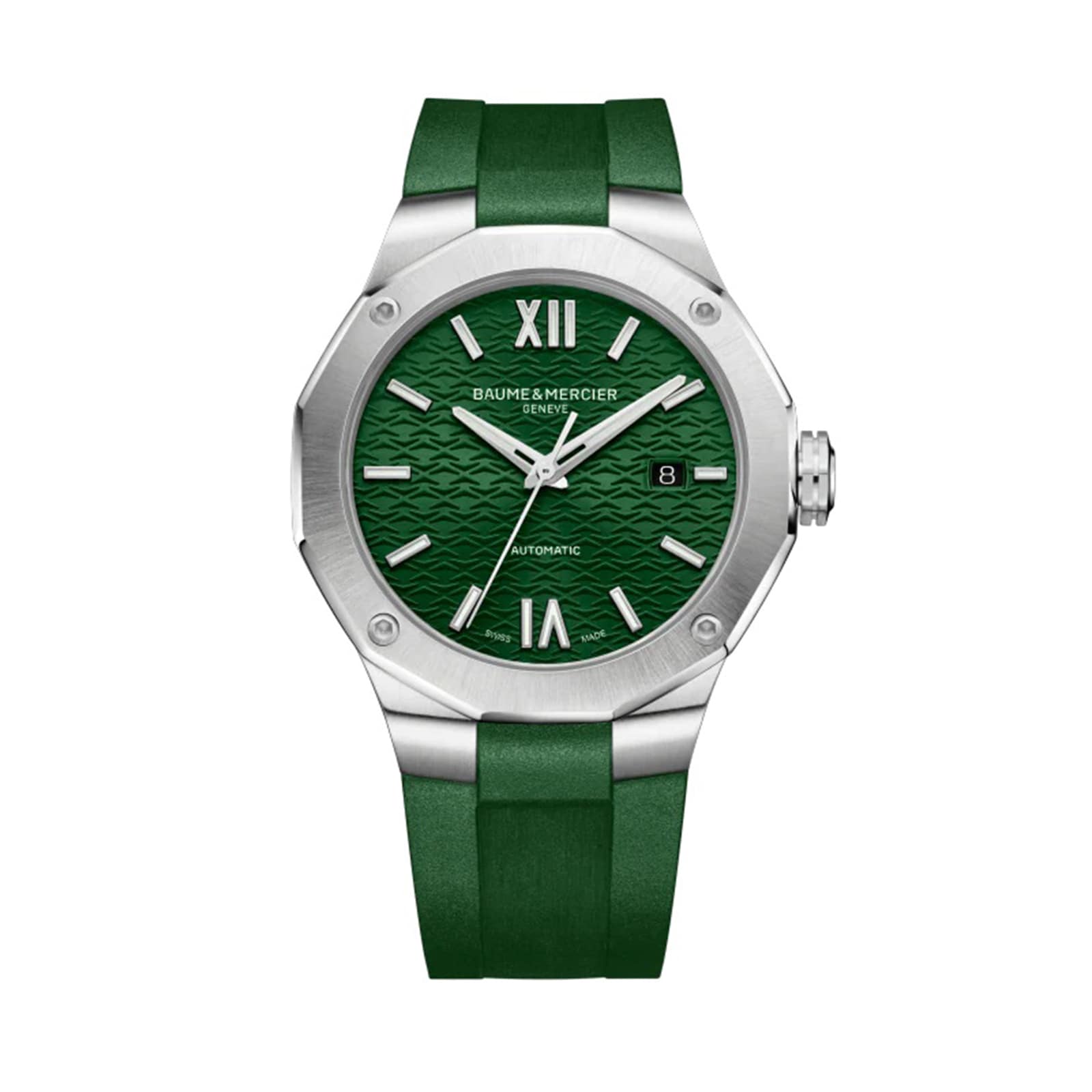 Baume Mercier Riviera 42mm Mens Watch Green M0A10618 Mappin