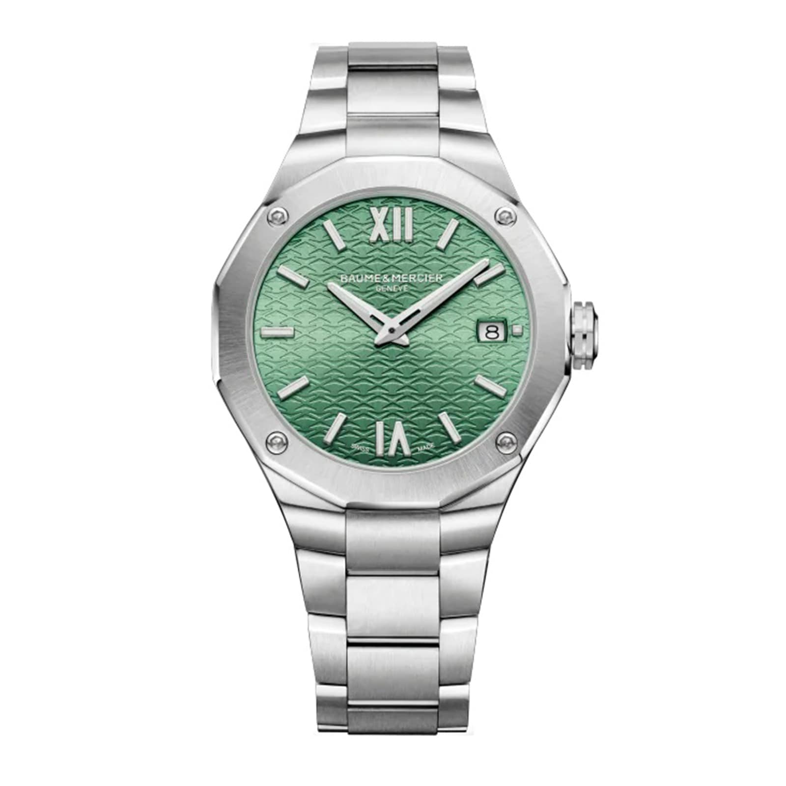 Baume Mercier Riviera 36mm Unisex Watch Green M0A10683 Mappin