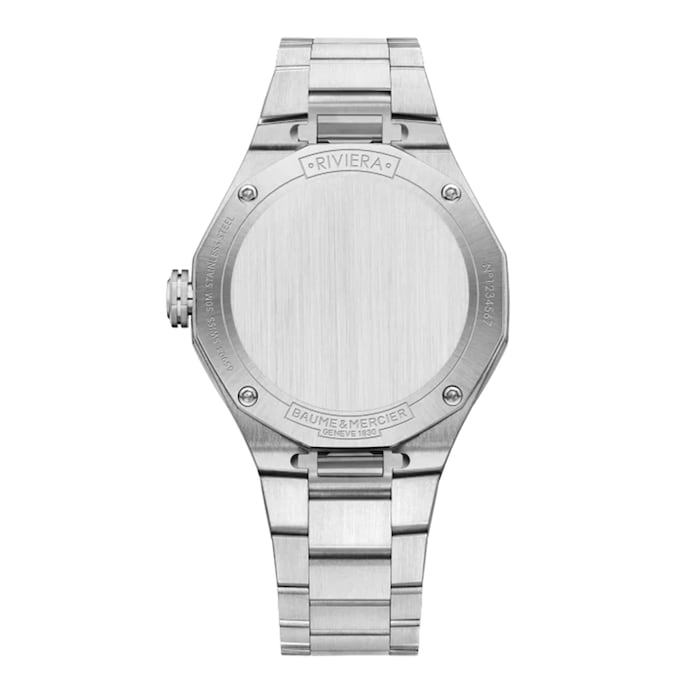 Baume & Mercier Riviera 36mm Mens Watch - Blue