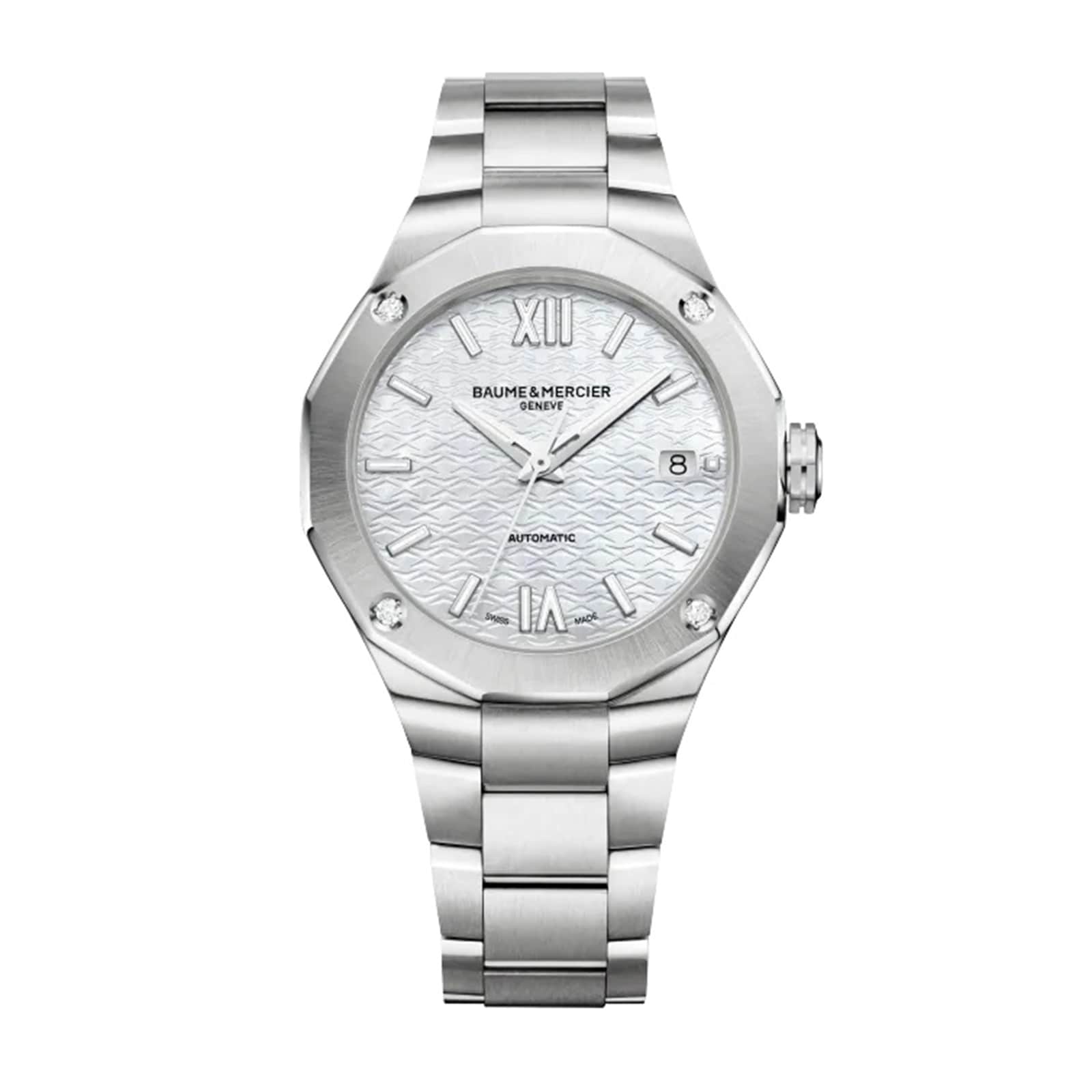 Baume & Mercier Riviera 36mm Unisex Watch Mother Of Pearl Baume & Mercier Riviera 36mm Unisex Watch Mother Of Pearl