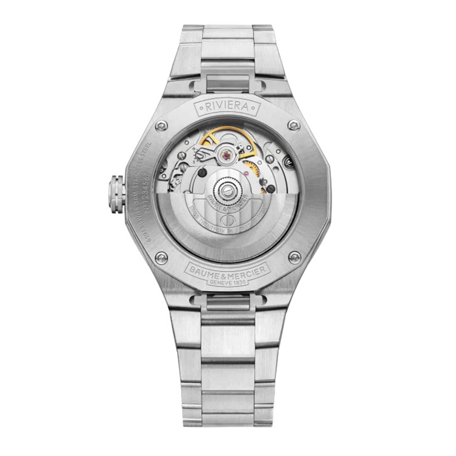 Baume & Mercier Riviera 36mm Unisex Watch Mother Of Pearl