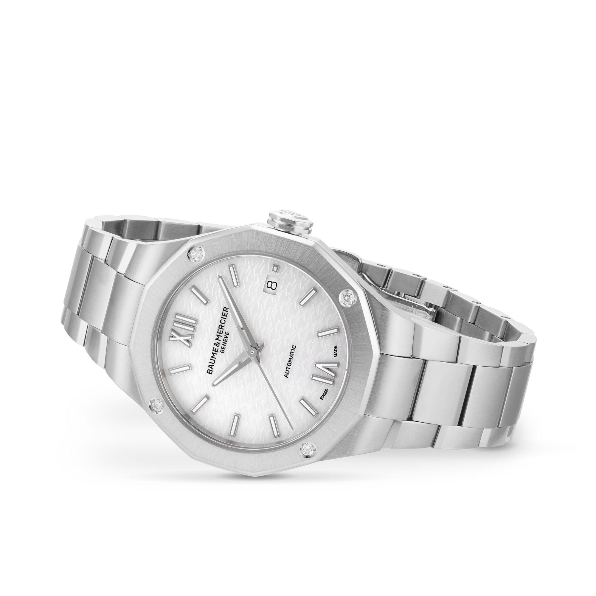 Baume & Mercier Riviera 36mm Unisex Watch Mother Of Pearl Baume & Mercier Riviera 36mm Unisex Watch Mother Of Pearl