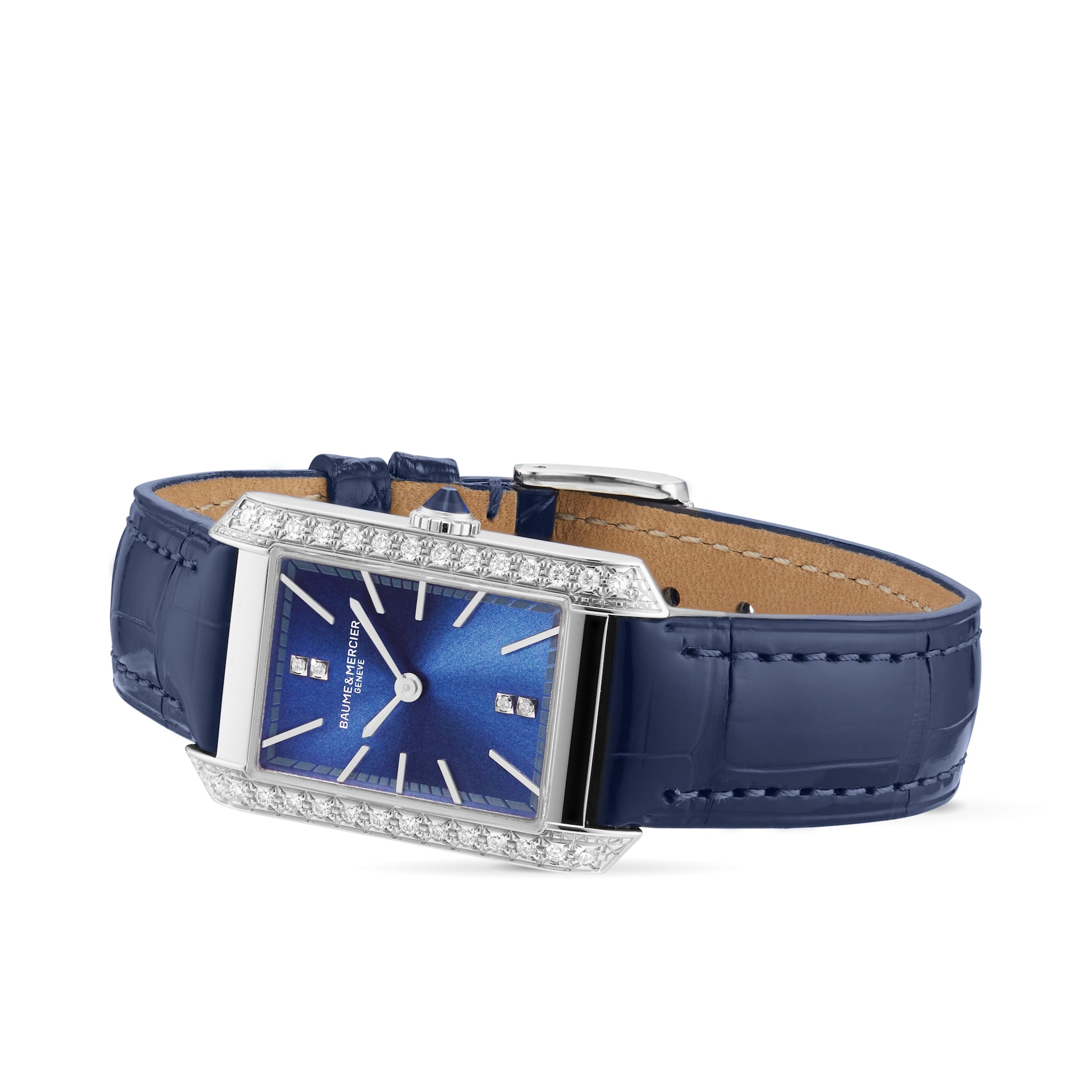 Baume & Mercier Hampton Quartz 22mm Ladies Watch Blue