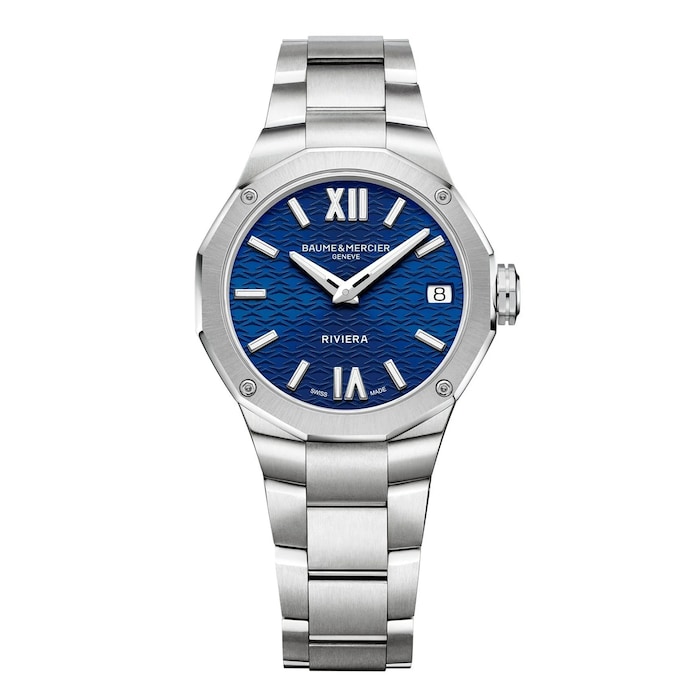 Baume & Mercier Riviera Automatic 33mm Ladies Watch Blue