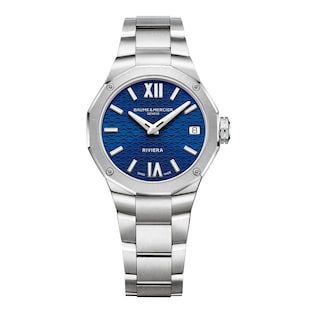 Baume & Mercier Riviera Automatic 33mm Ladies Watch Blue