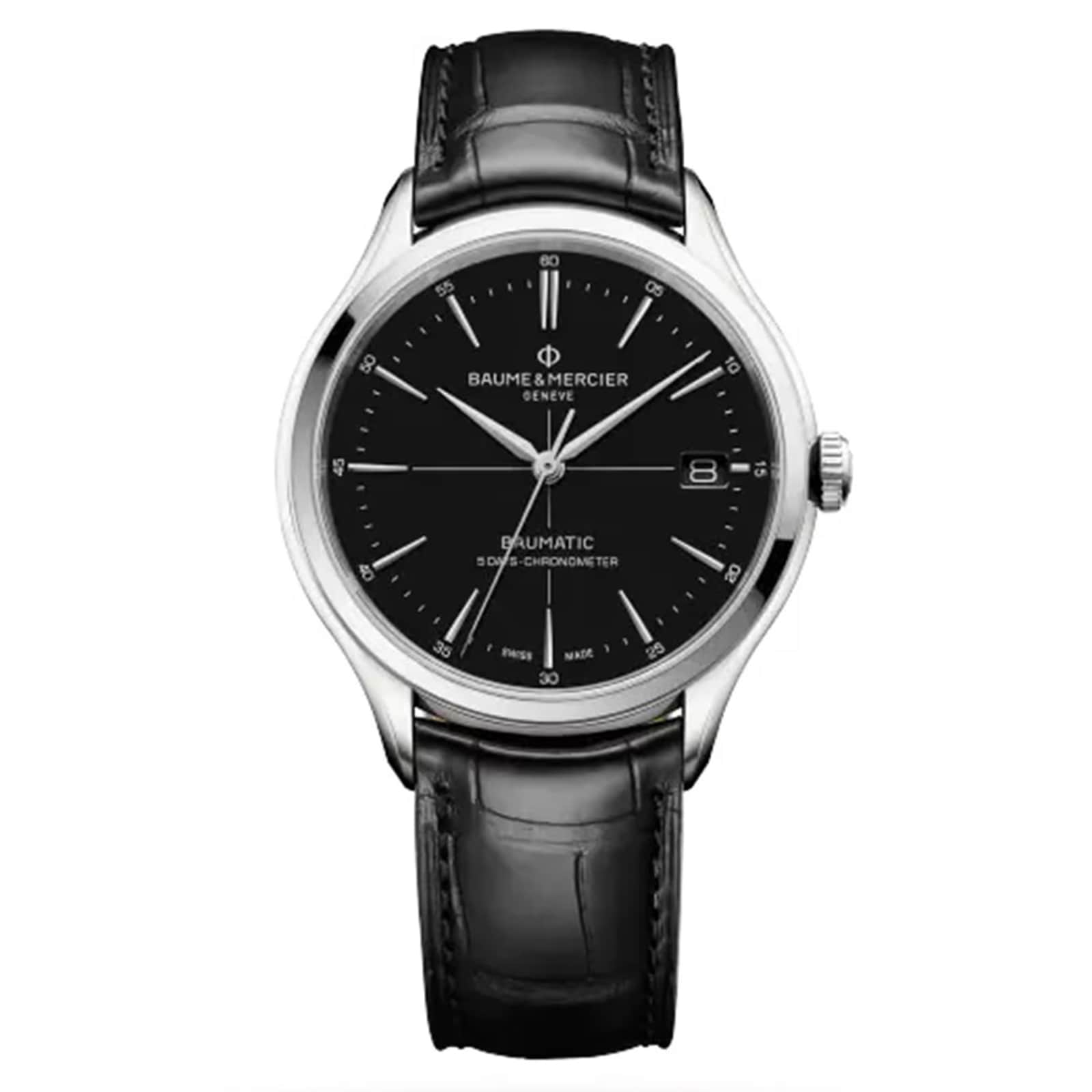 Baume & Mercier Clifton 40mm Mens Watch Black Baume & Mercier Clifton 40mm Mens Watch Black