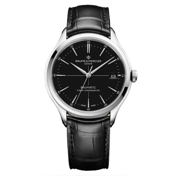 Baume & Mercier Clifton 40mm Mens Watch Black