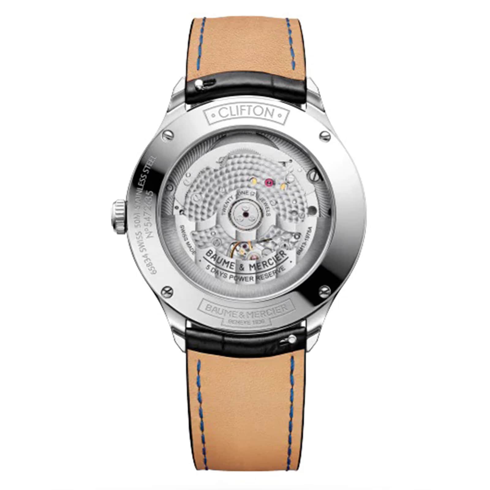 Baume & Mercier Clifton 40mm Mens Watch Black Baume & Mercier Clifton 40mm Mens Watch Black