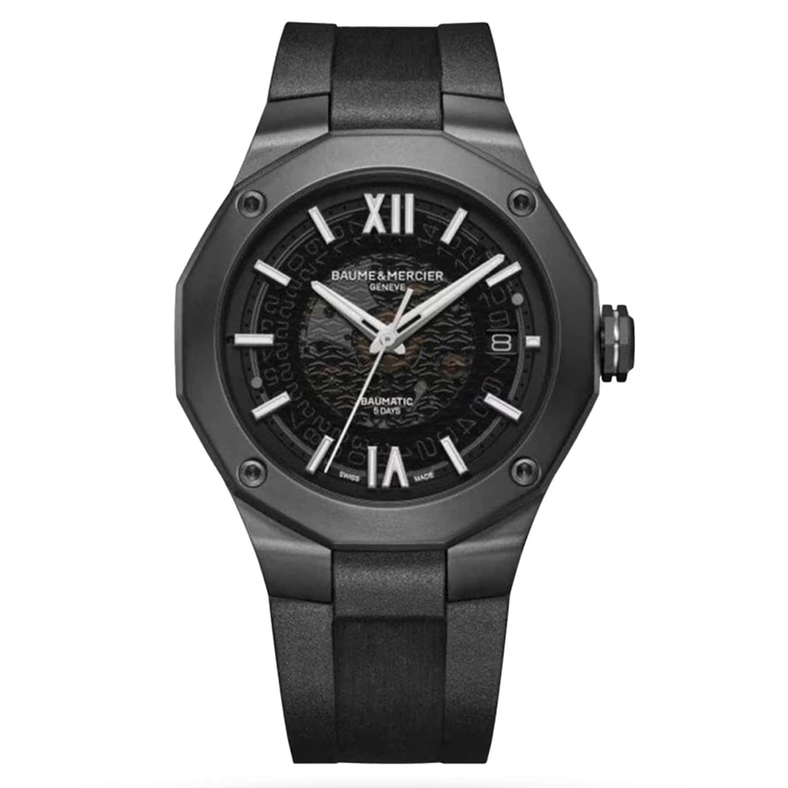 Baume & Mercier Riviera 42mm Mens Watch Black