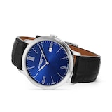 Baume & Mercier Classima Quartz Date Display 40mm Mens Watch Blue