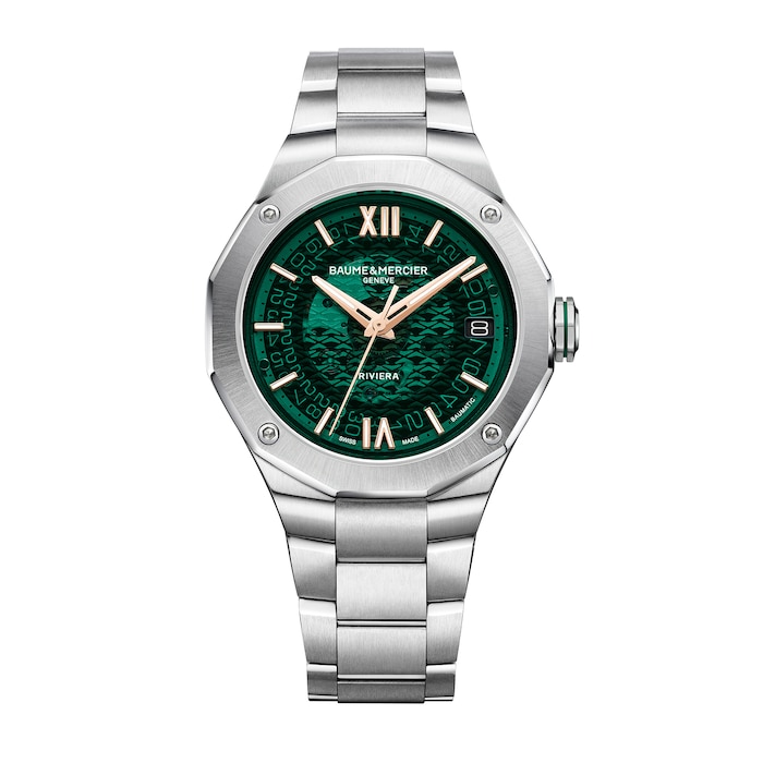 Baume & Mercier Riviera Automatic 39mm Mens Watch Green