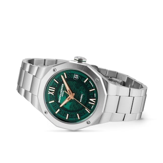 Baume & Mercier Riviera Automatic 39mm Mens Watch Green Baume & Mercier Riviera Automatic 39mm Mens Watch Green