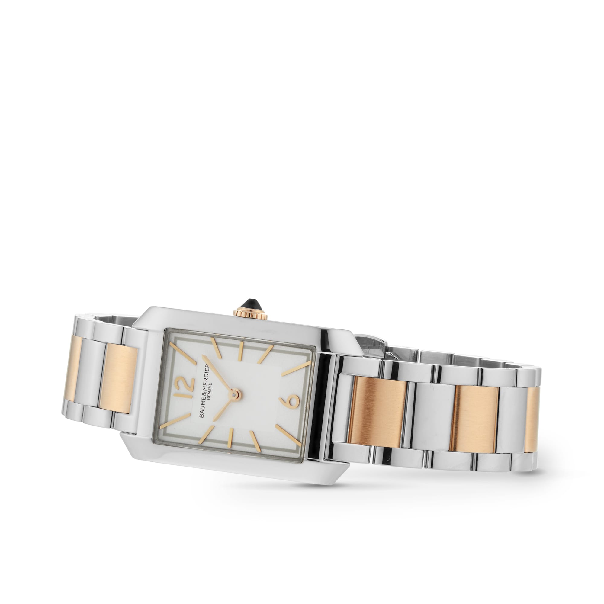 Baume & Mercier Hampton Quartz 35mm X 22mm Ladies Watch White Baume & Mercier Hampton Quartz 35mm X 22mm Ladies Watch White