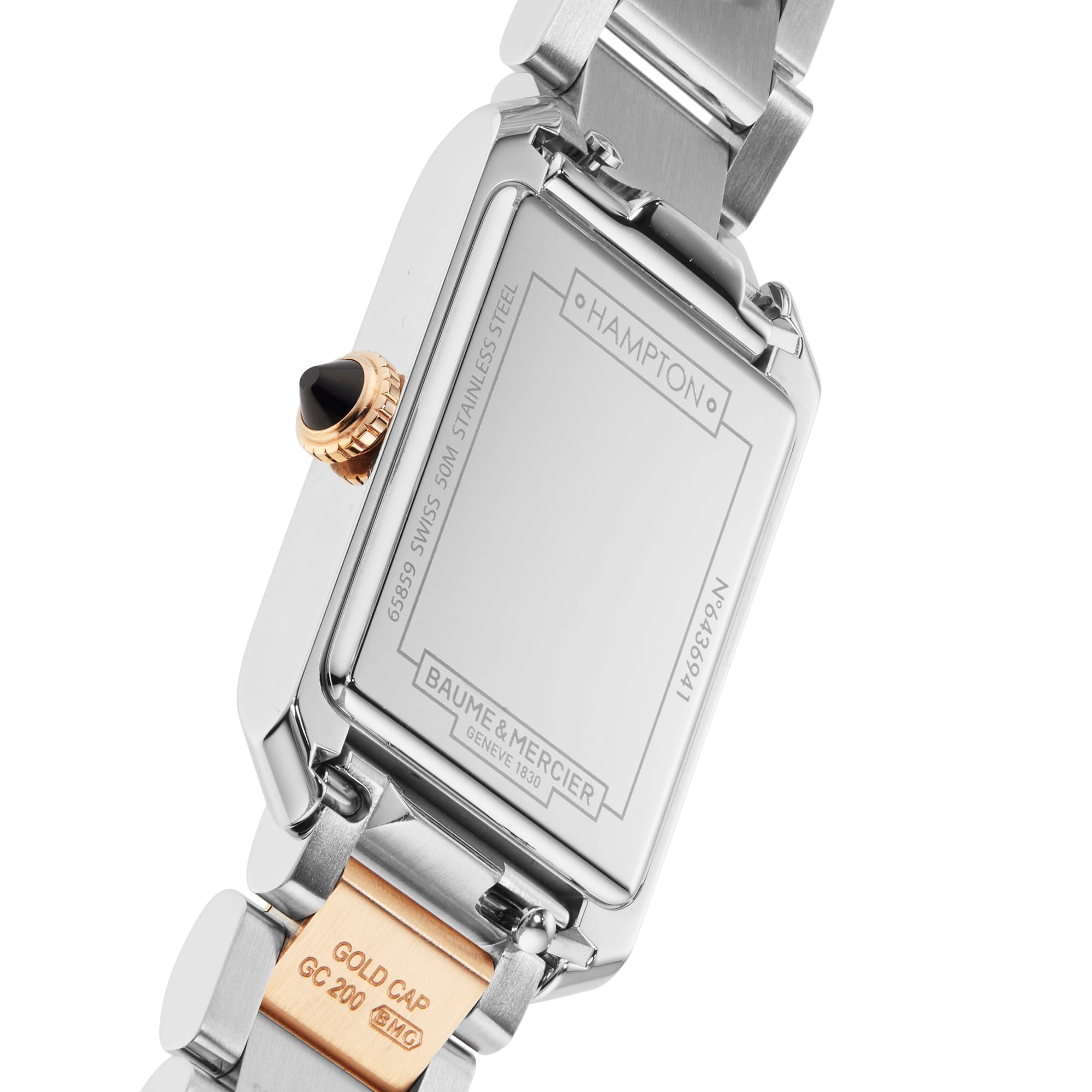 Baume & Mercier Hampton Quartz 35mm X 22mm Ladies Watch White Baume & Mercier Hampton Quartz 35mm X 22mm Ladies Watch White