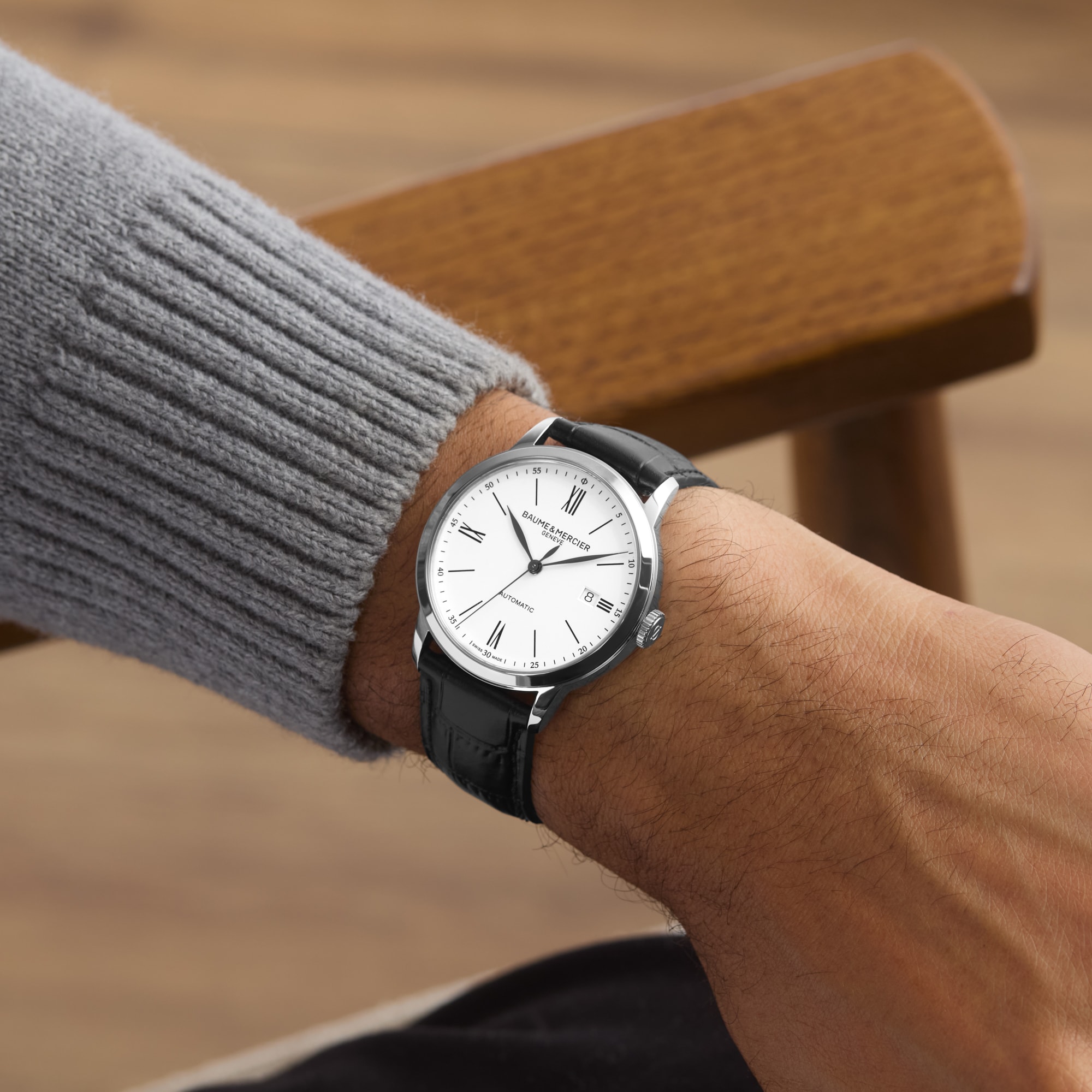 Baume & Mercier Classima 40mm Mens Watch White