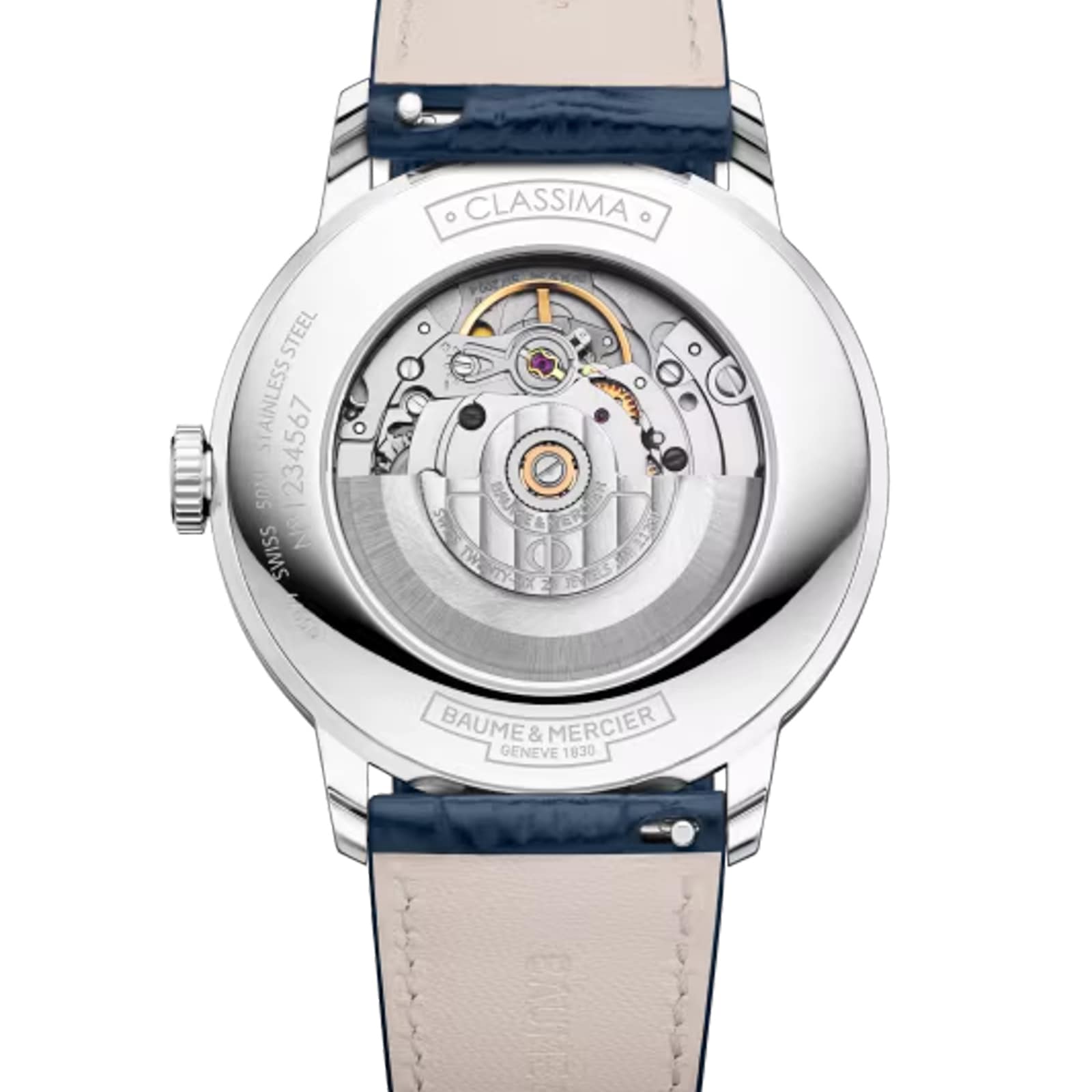 Baume & Mercier Classima 40mm Mens Watch Blue Baume & Mercier Classima 40mm Mens Watch Blue