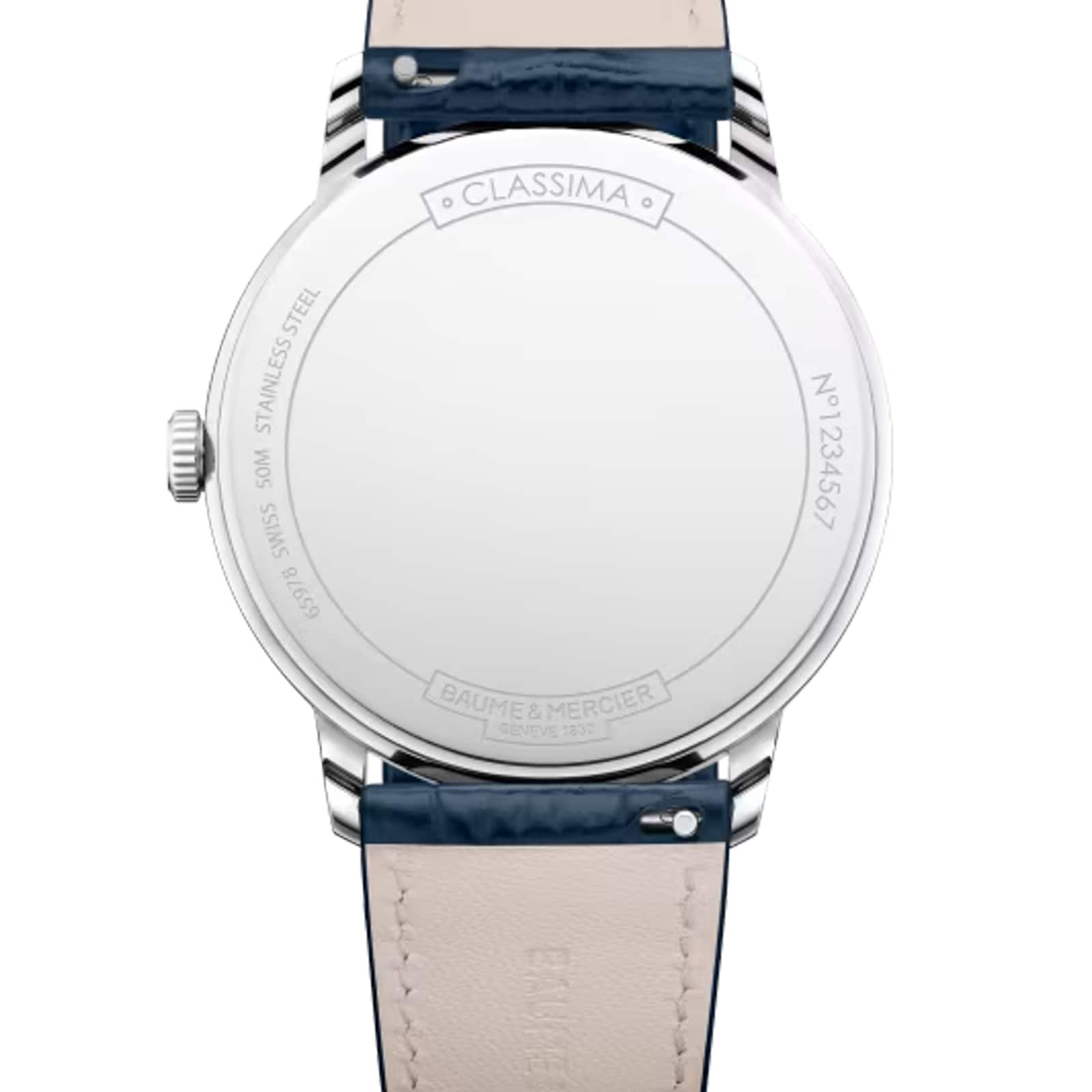 Baume & Mercier Classima 40mm Mens Watch Blue