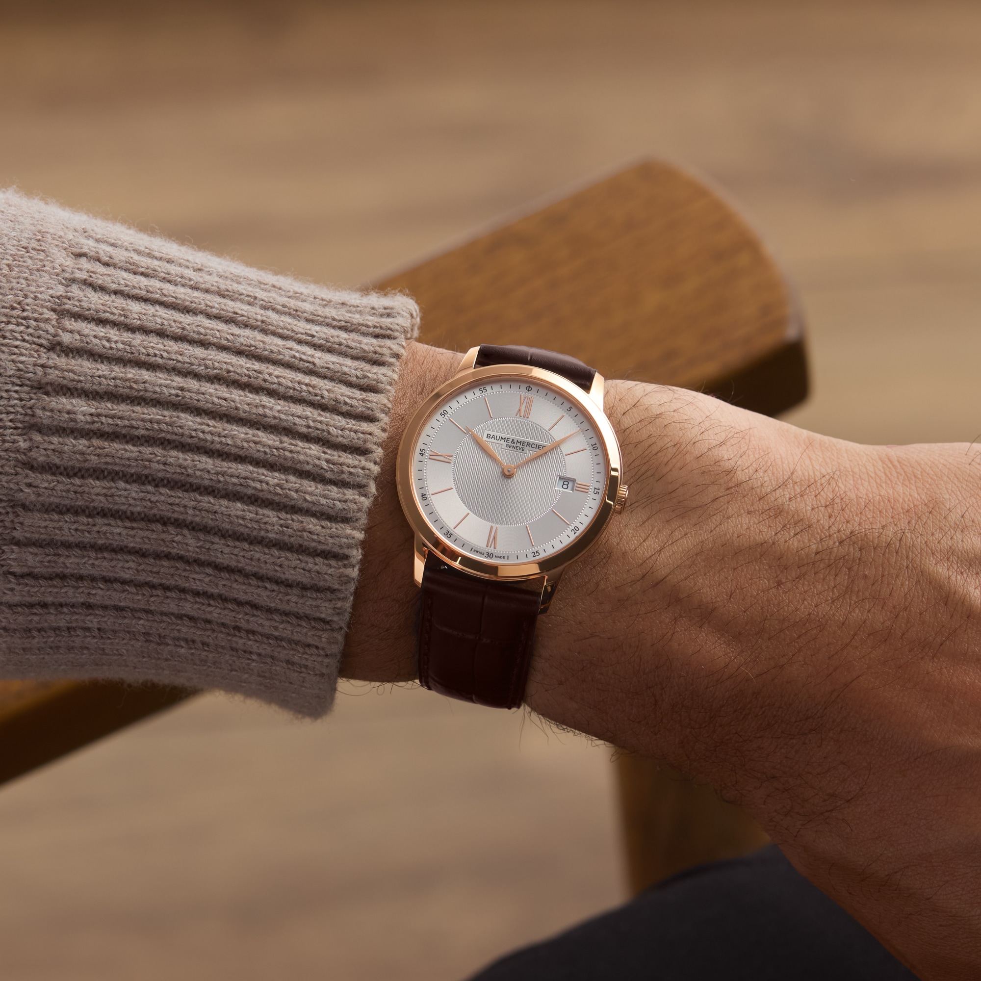 Baume & Mercier Classima 40mm Mens Watch Silver Baume & Mercier Classima 40mm Mens Watch Silver