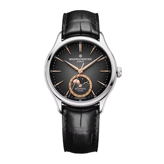 Baume & Mercier Clifton 39mm Mens Watch Black Baume & Mercier Clifton 39mm Mens Watch Black