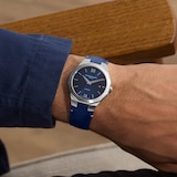 Baume & Mercier Riviera 39mm Mens Watch Blue