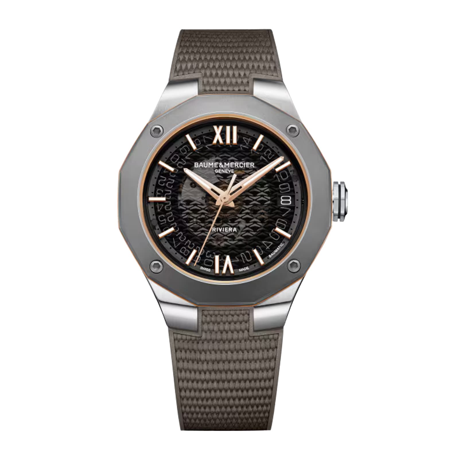 Baume & Mercier Riviera 39mm Mens Watch Grey Baume & Mercier Riviera 39mm Mens Watch Grey