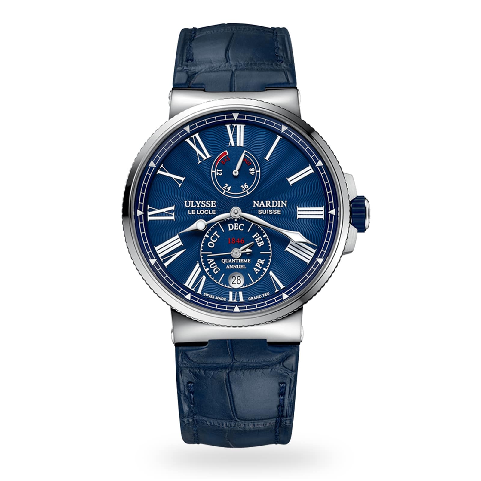 Ulysse Nardin Marine Chronometer Annual Calender Manufacture Mens