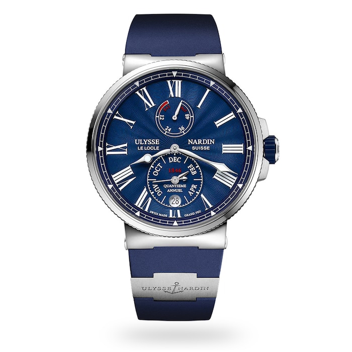 Ulysse Nardin Marine Chronometer Annual Calender Manufacture Mens Watch