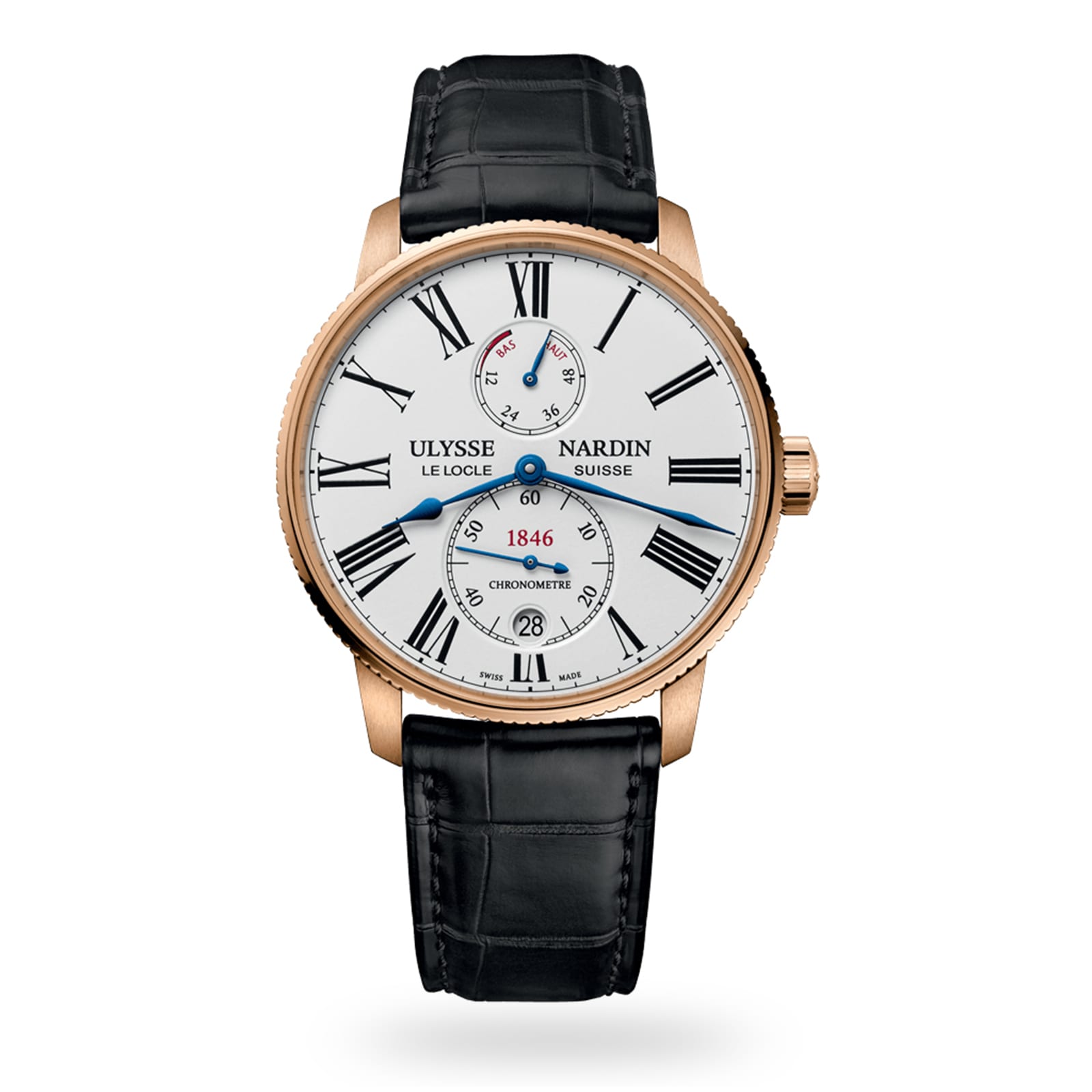 Click to view product details and reviews for Marine Chronometer Torpilleur Automatic White Dial Mens Watch.