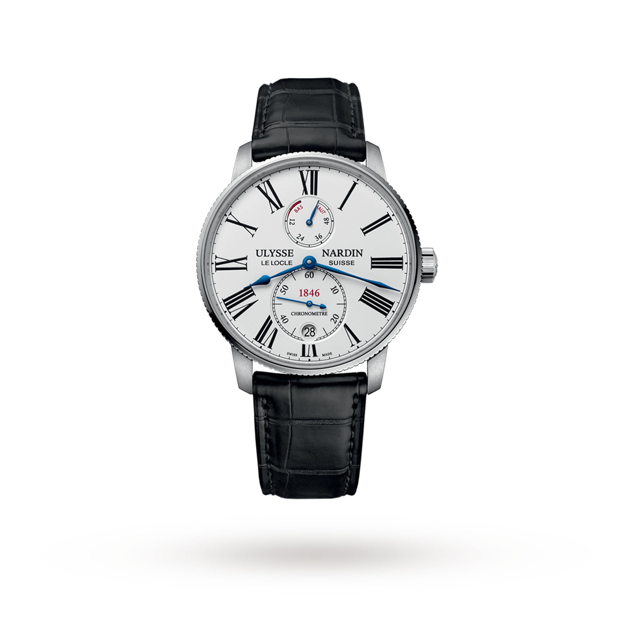 Ulysse Nardin Marine Torpilleur 42mm Stainless Steel Case And Bezel Ulysse Nardin Marine Torpilleur 42mm Stainless Steel Case And Bezel