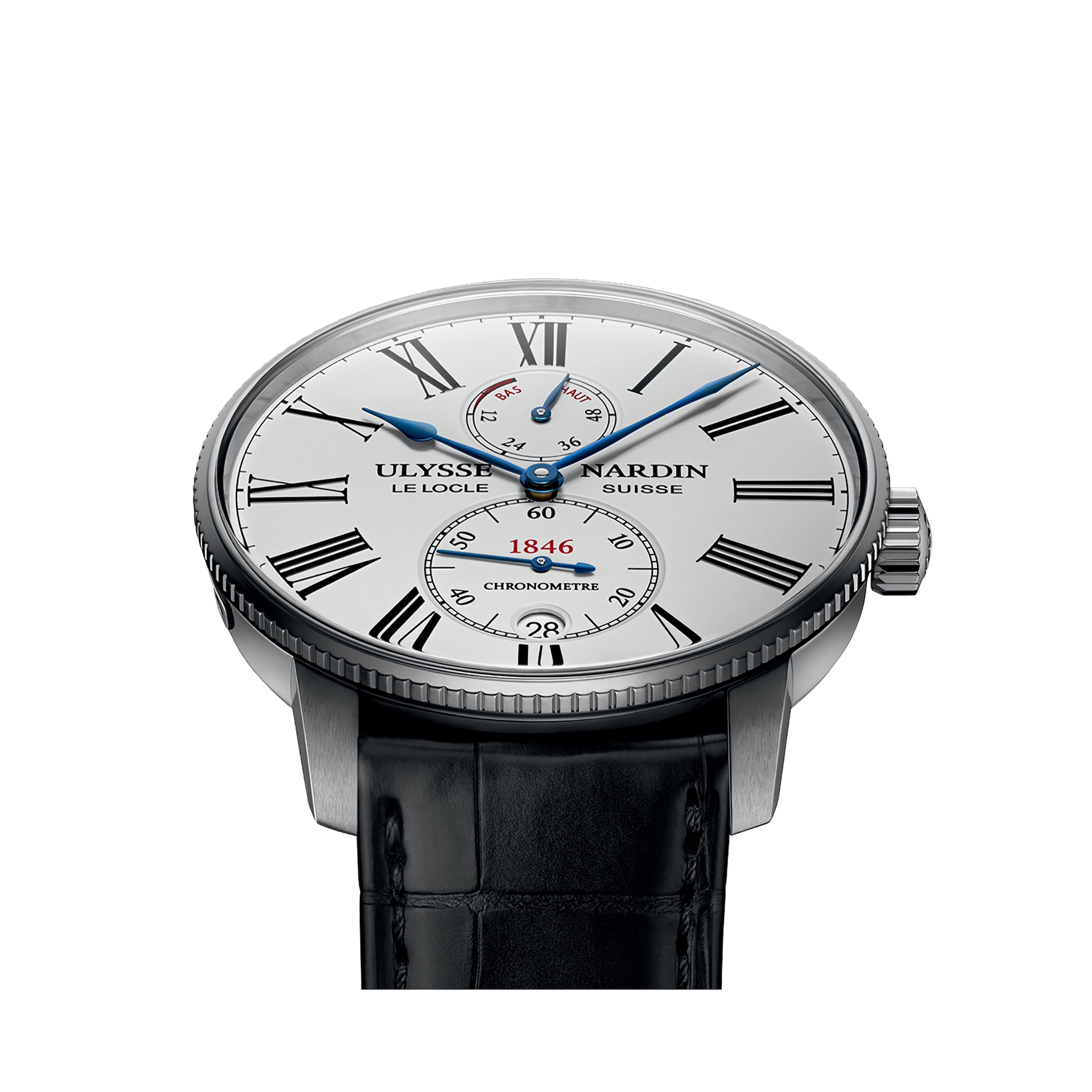 Ulysse Nardin Marine Torpilleur 42mm Stainless Steel Case And Bezel Ulysse Nardin Marine Torpilleur 42mm Stainless Steel Case And Bezel