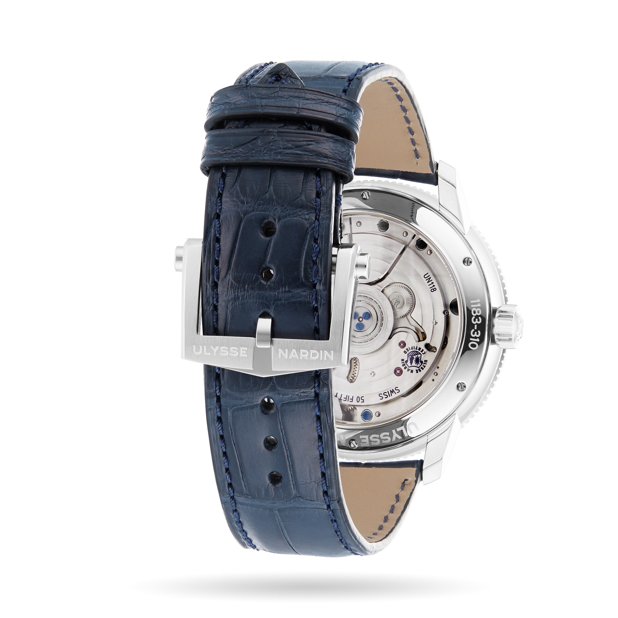 Ulysse Nardin Marine Torpilleur 42mm Stainless Steel Case And Bezel