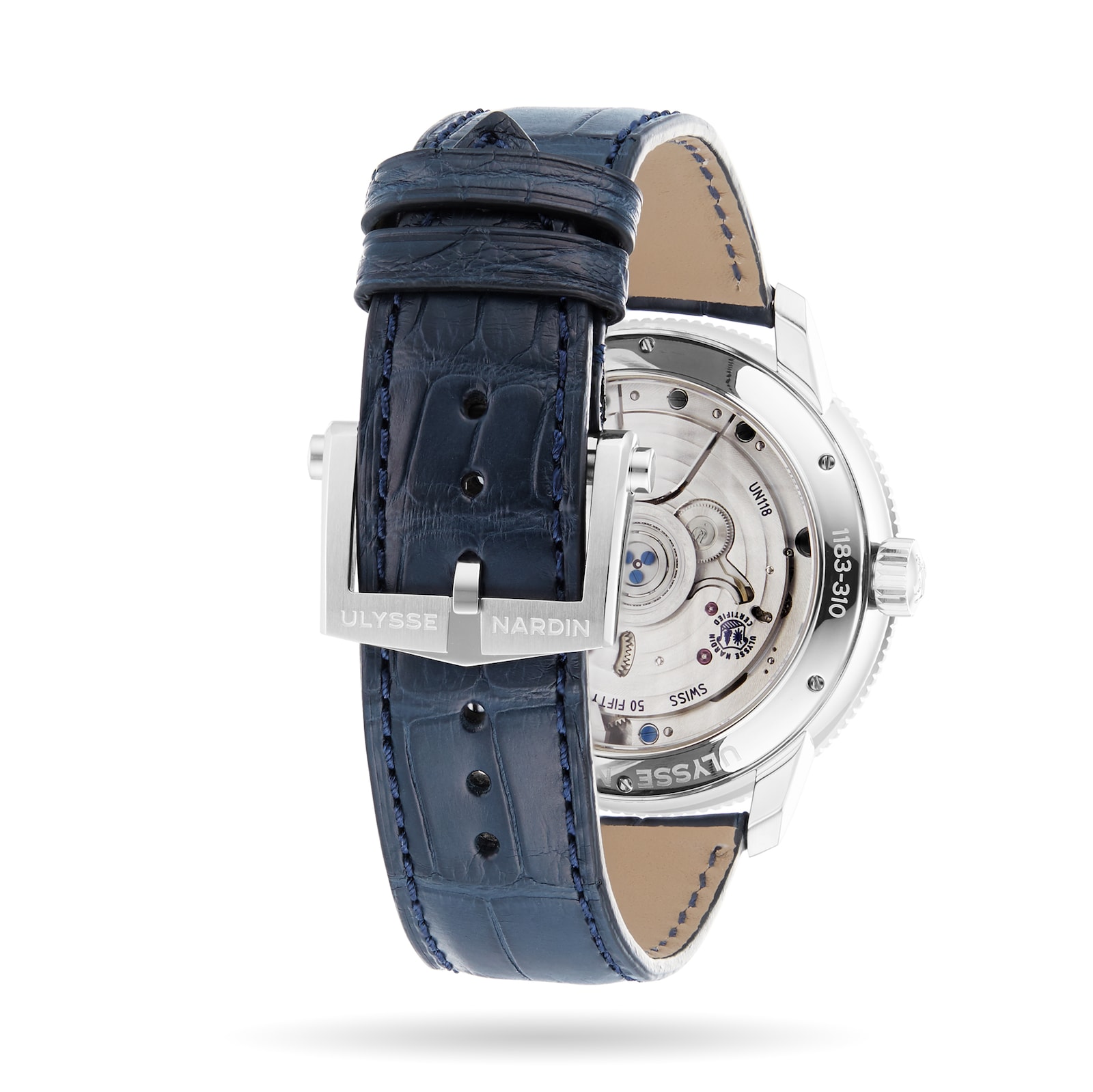 Ulysse Nardin Marine Torpilleur 42mm Stainless Steel Case And Bezel