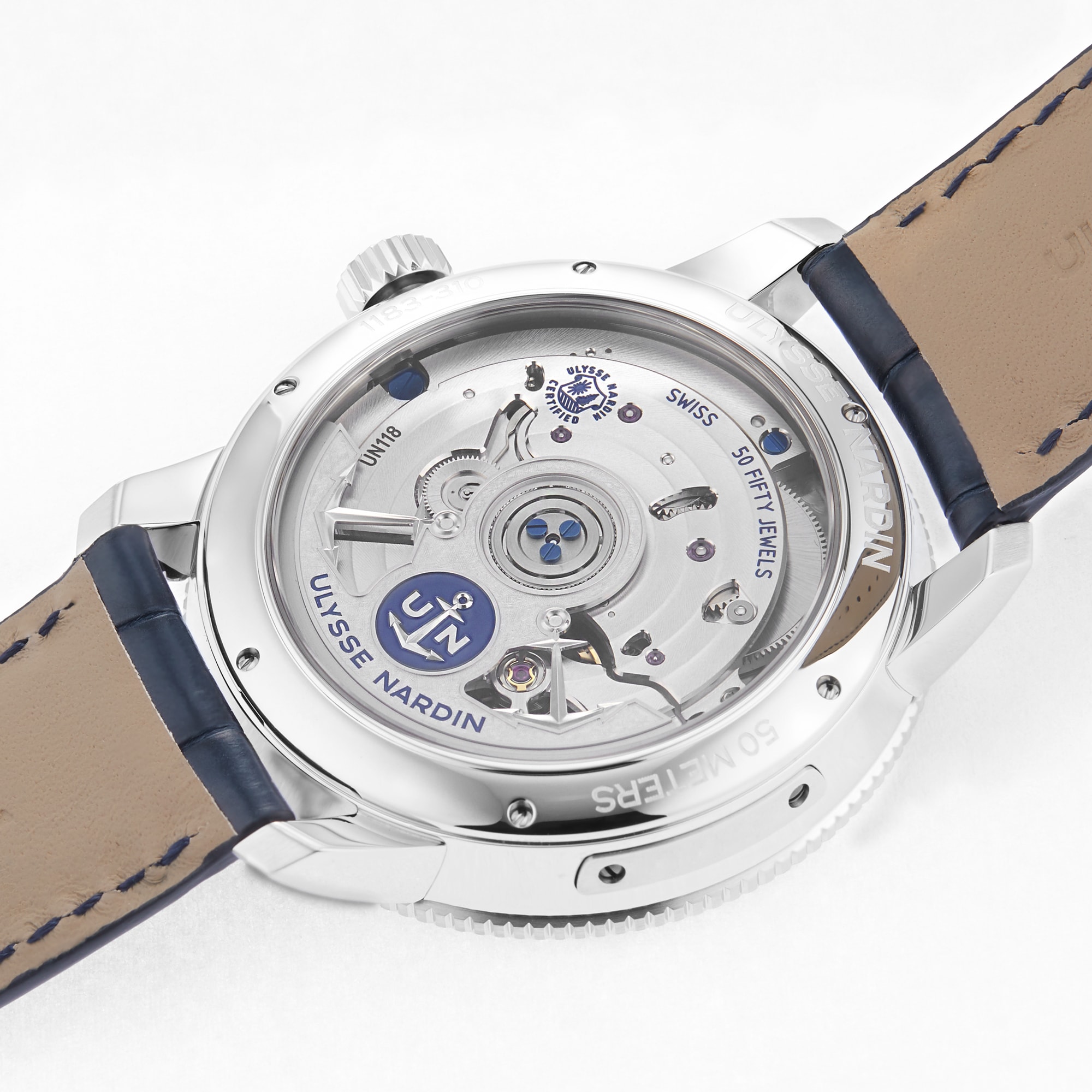 Ulysse Nardin Marine Torpilleur 42mm Stainless Steel Case And Bezel