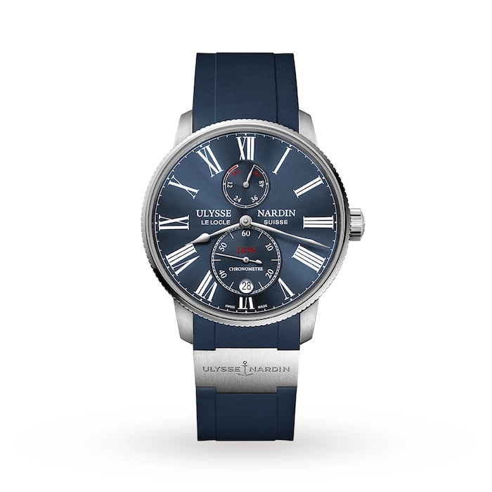 Ulysse Nardin Marine Torpilleur 42mm Stainless Steel Case And Bezel