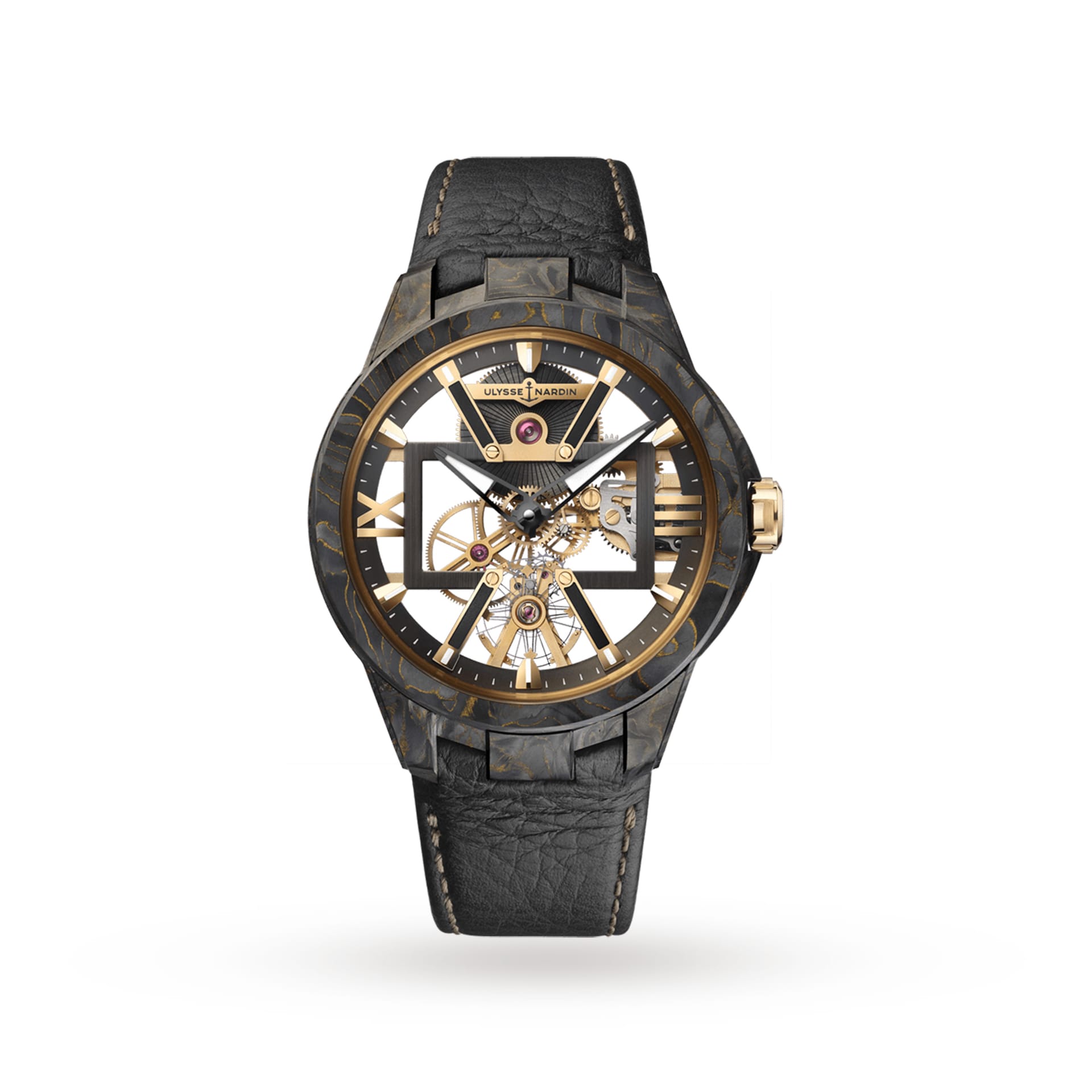 Ulysse Nardin Blast Skeleton X 42mm Gold Carbonium Case And Bezel