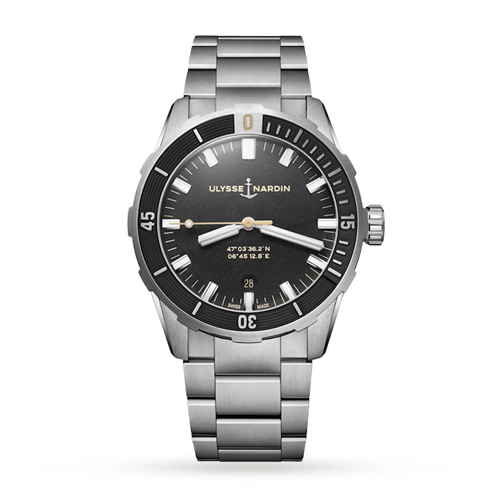 Ulysse Nardin Diver 42mm Stainless Steel Case And Bezel