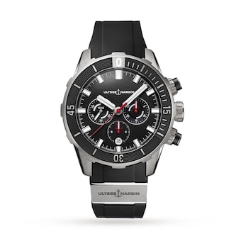 Ulysse Nardin Diver Chronograph 44mm Titanium Case And Bezel Ulysse Nardin Diver Chronograph 44mm Titanium Case And Bezel