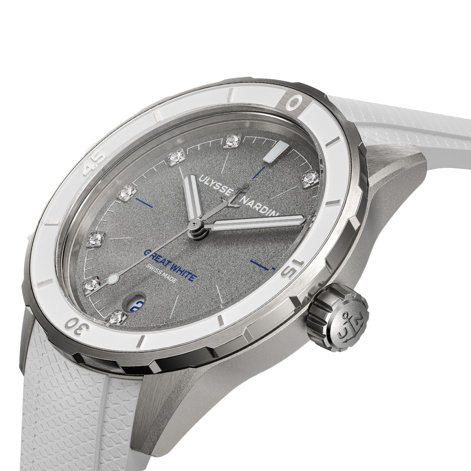 Ulysse Nardin Diver 39mm Stainless Steel Case And Bezel Ulysse Nardin Diver 39mm Stainless Steel Case And Bezel