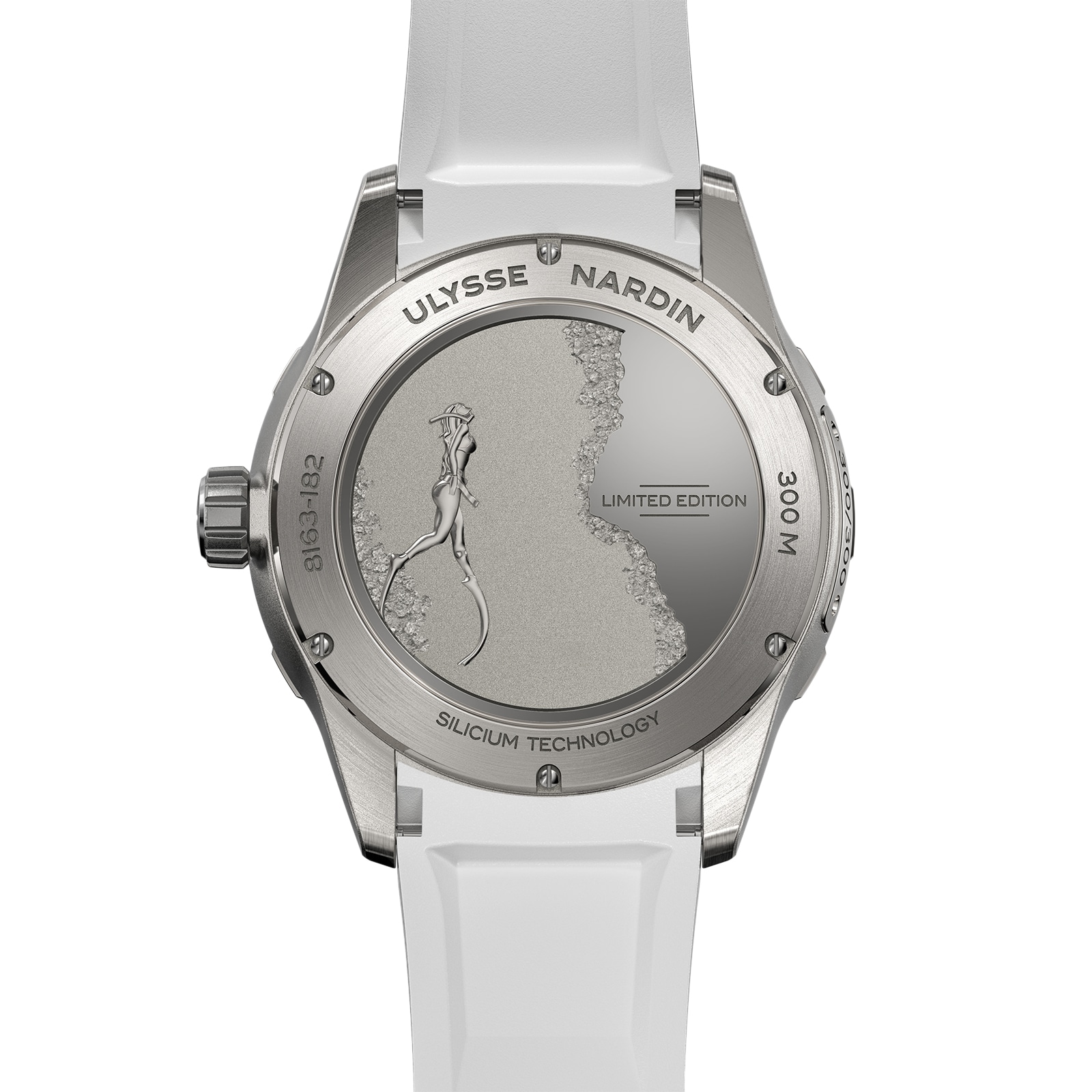 Ulysse Nardin Diver 39mm Stainless Steel Case And Bezel Ulysse Nardin Diver 39mm Stainless Steel Case And Bezel