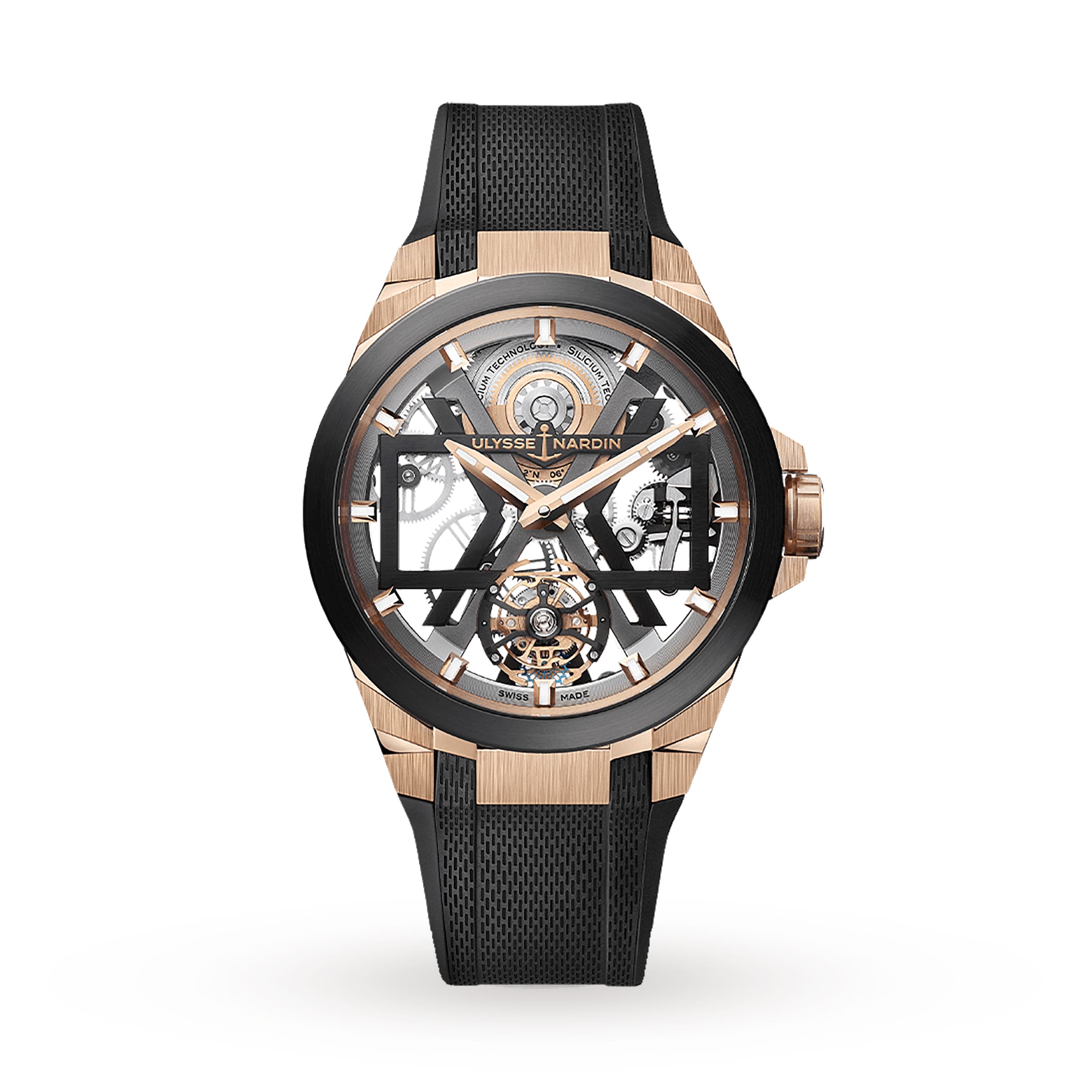 Click to view product details and reviews for Executive Skeleton X Rose Gold Blast.
