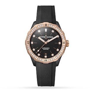 Ulysse Nardin Diver 39mm Black DLC Stainless Steel Case