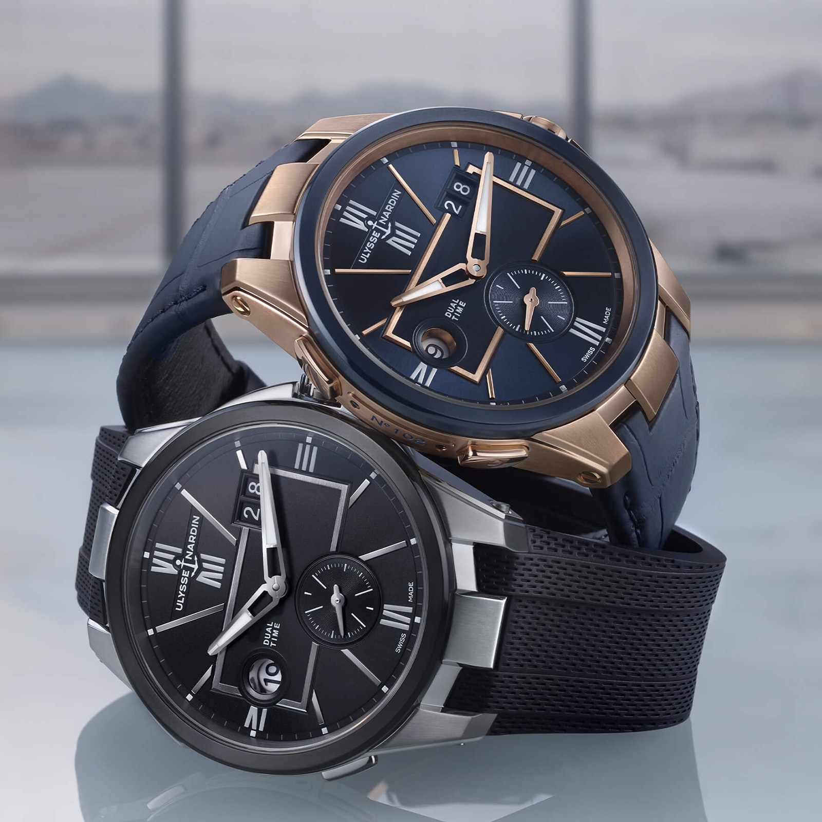 Ulysse Nardin Blast Dual Time 42mm Stainless Steel Case