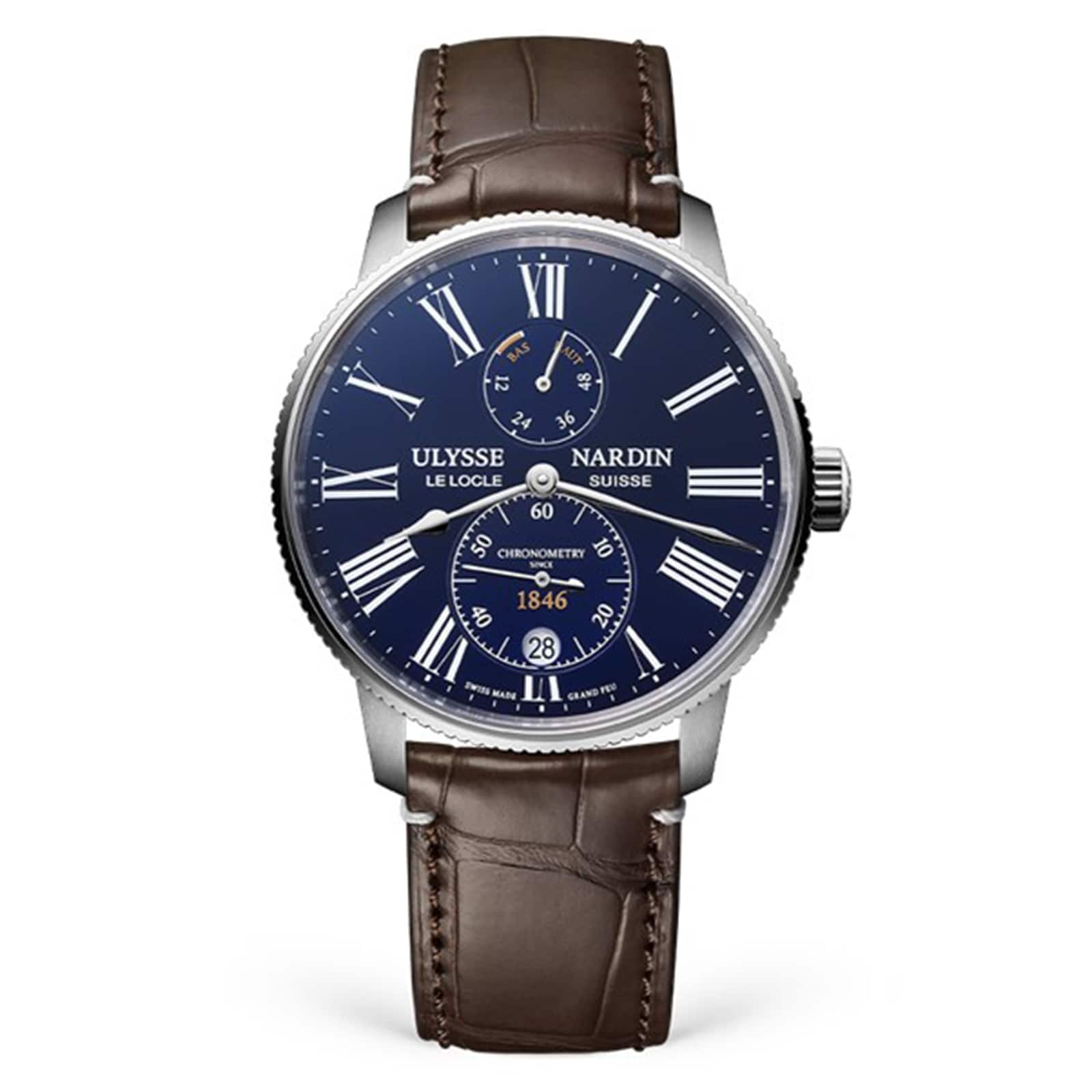 Ulysse Nardin Marine Torpilleur 42mm Stainless Steel Case And Bezel Ulysse Nardin Marine Torpilleur 42mm Stainless Steel Case And Bezel