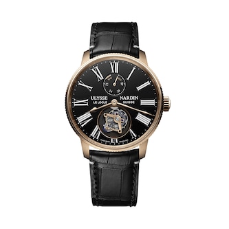 Ulysse Nardin Marine Torpilleur Tourbillon 42mm 18ct Rose Gold Case And Bezel Ulysse Nardin Marine Torpilleur Tourbillon 42mm 18ct Rose Gold Case And Bezel