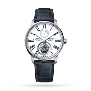 Ulysse Nardin Marine Torpilleur Tourbillon 42mm Stainless Steel Case And Bezel