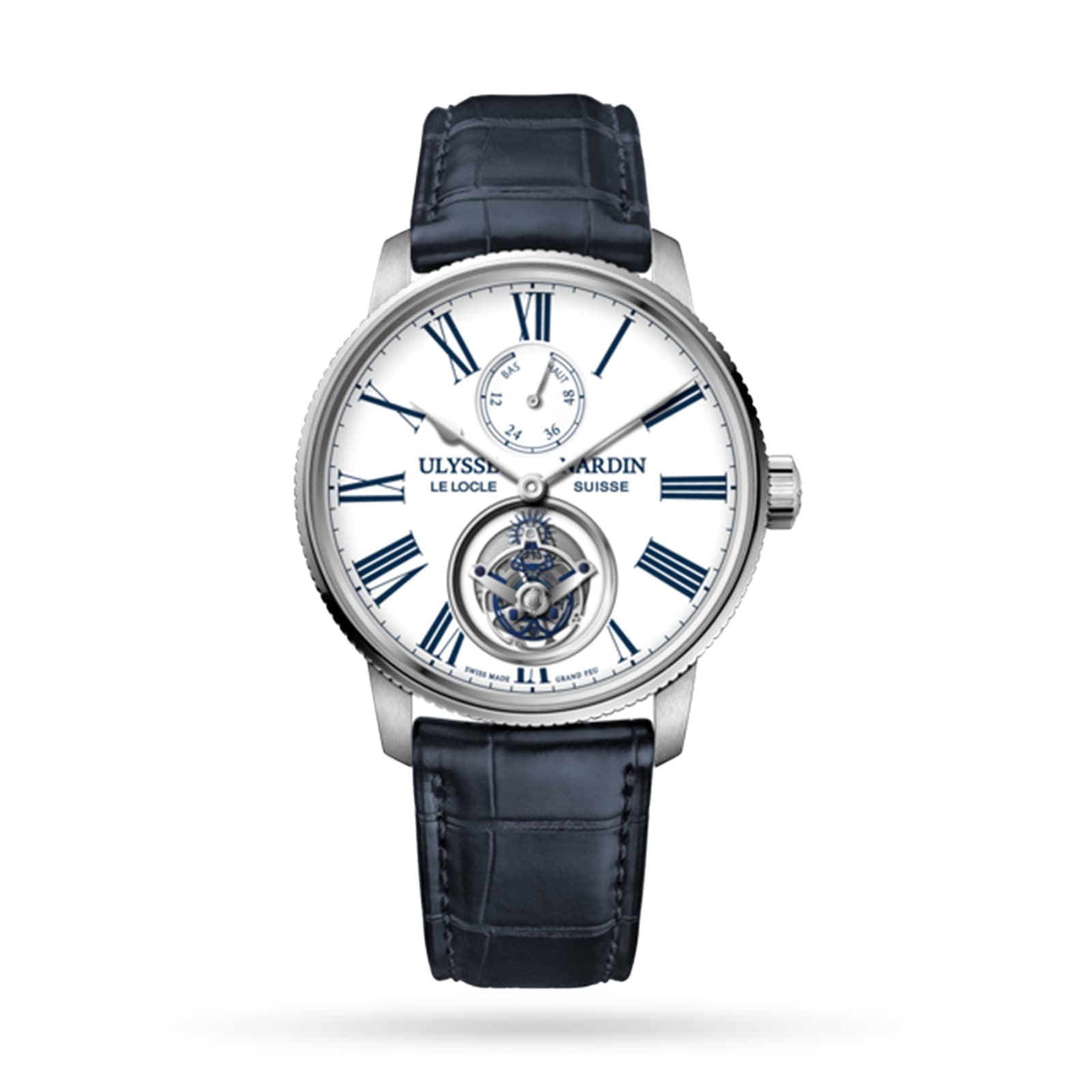 Ulysse Nardin Marine Torpilleur Tourbillon 42mm Stainless Steel Case And Bezel