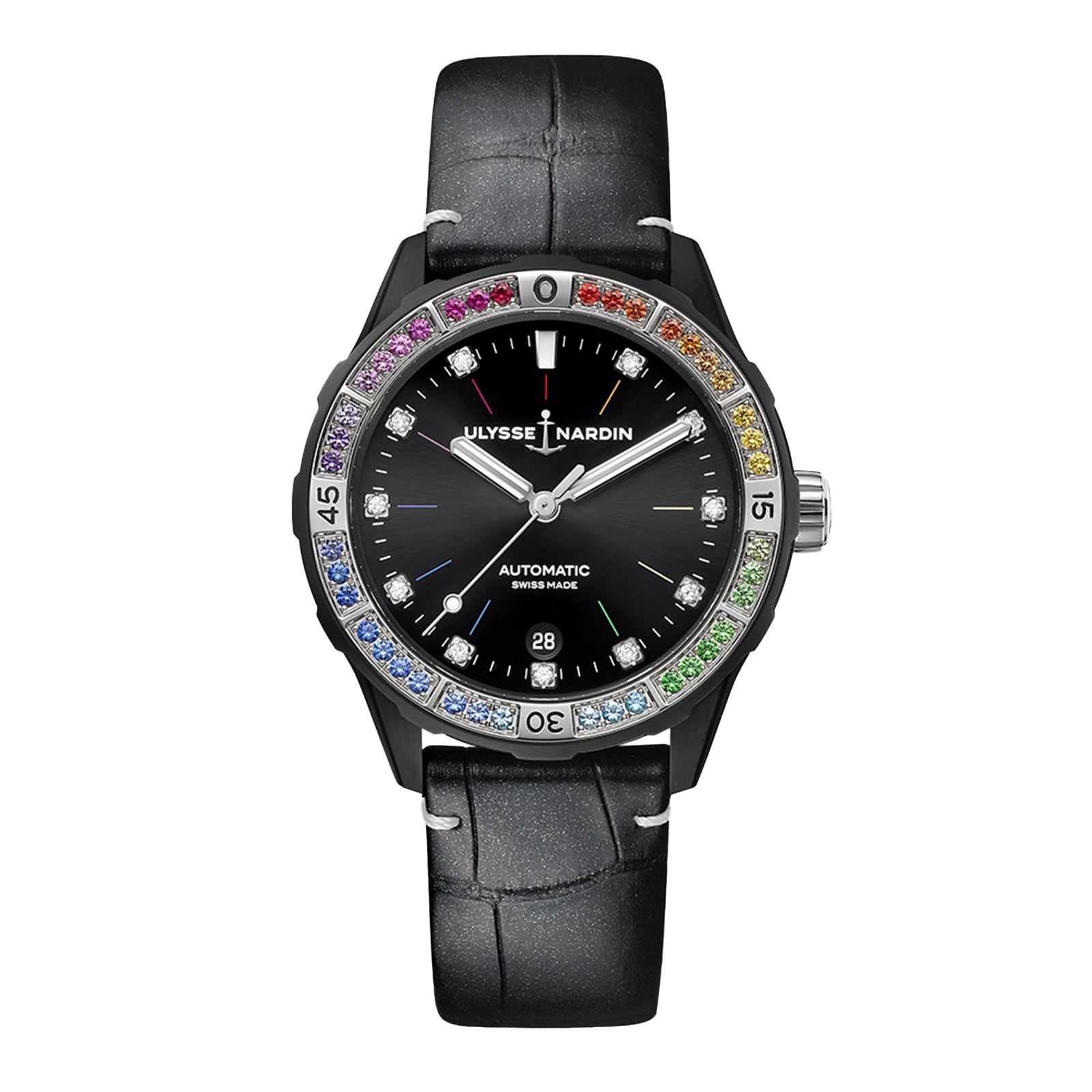 Ulysse Nardin Diver 39mm Black DLC Stainless Steel Case Ulysse Nardin Diver 39mm Black DLC Stainless Steel Case